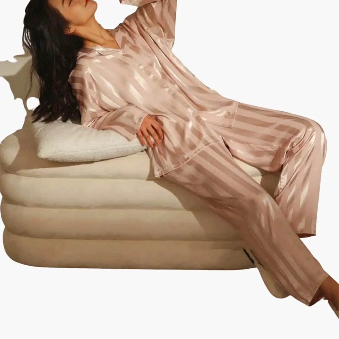 Women’s Elegant Long Sleeve Lounge Pajama Set