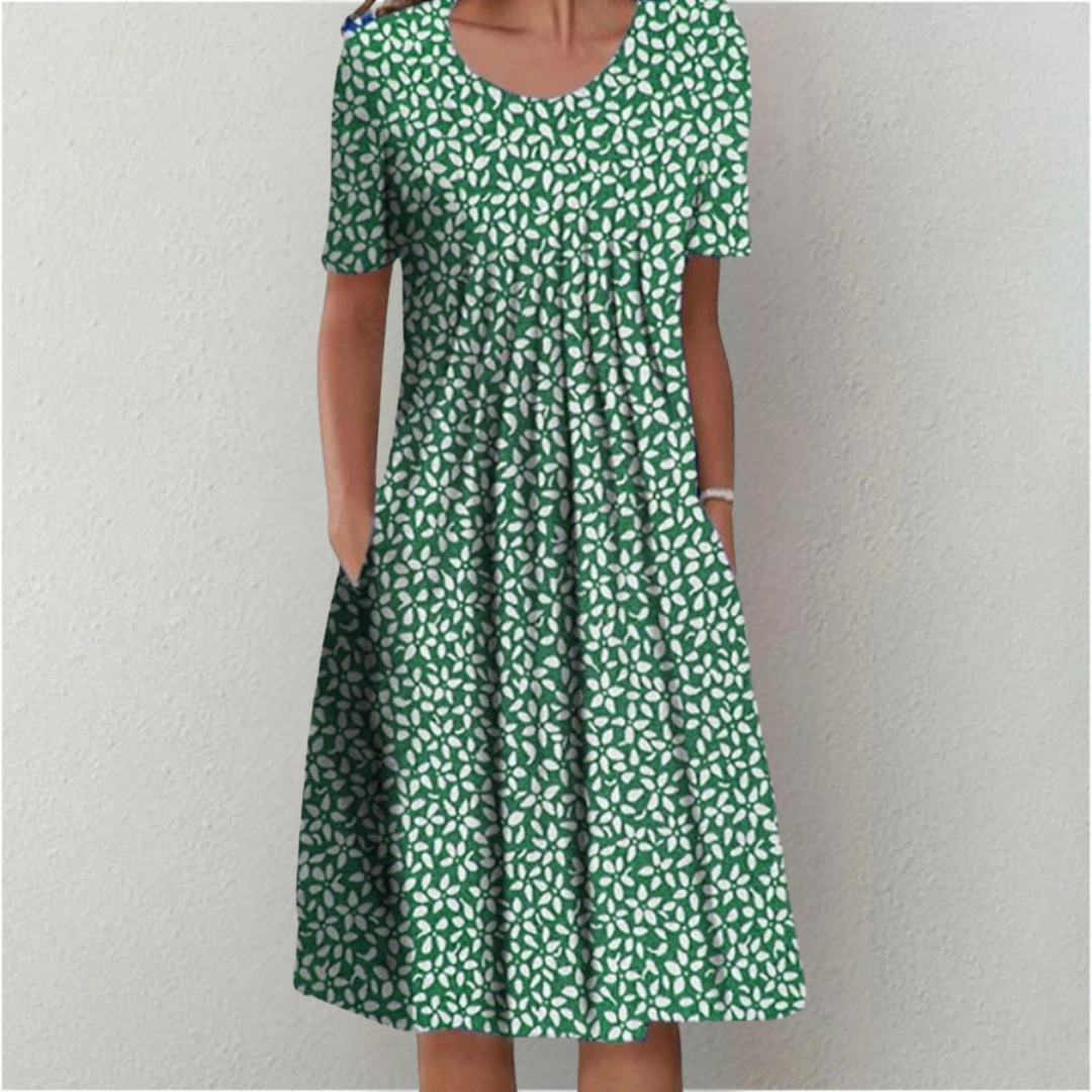 Women’s Floral Flowy Summer Midi Dress