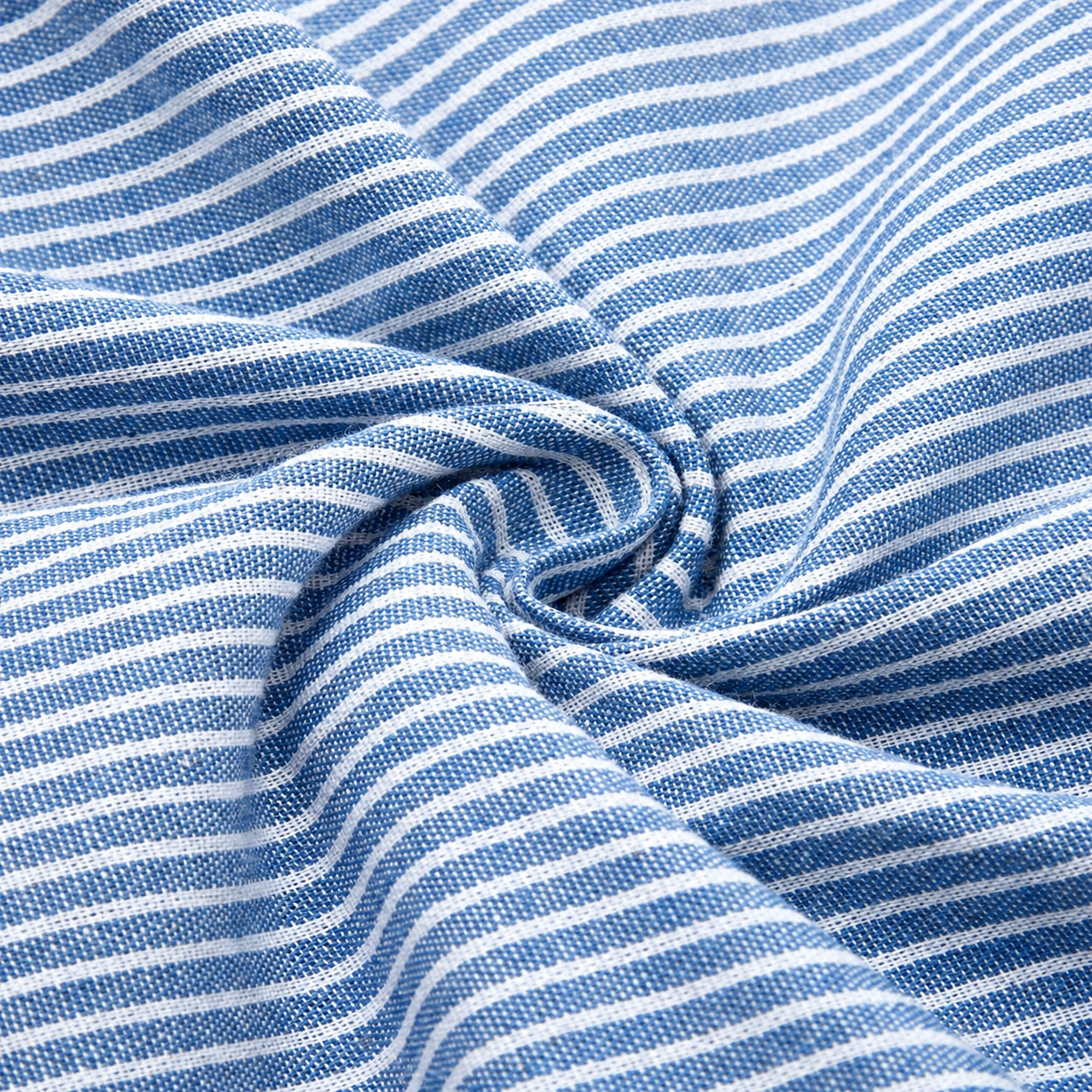 Women’s Striped Button Flowy Summer Midi Dress