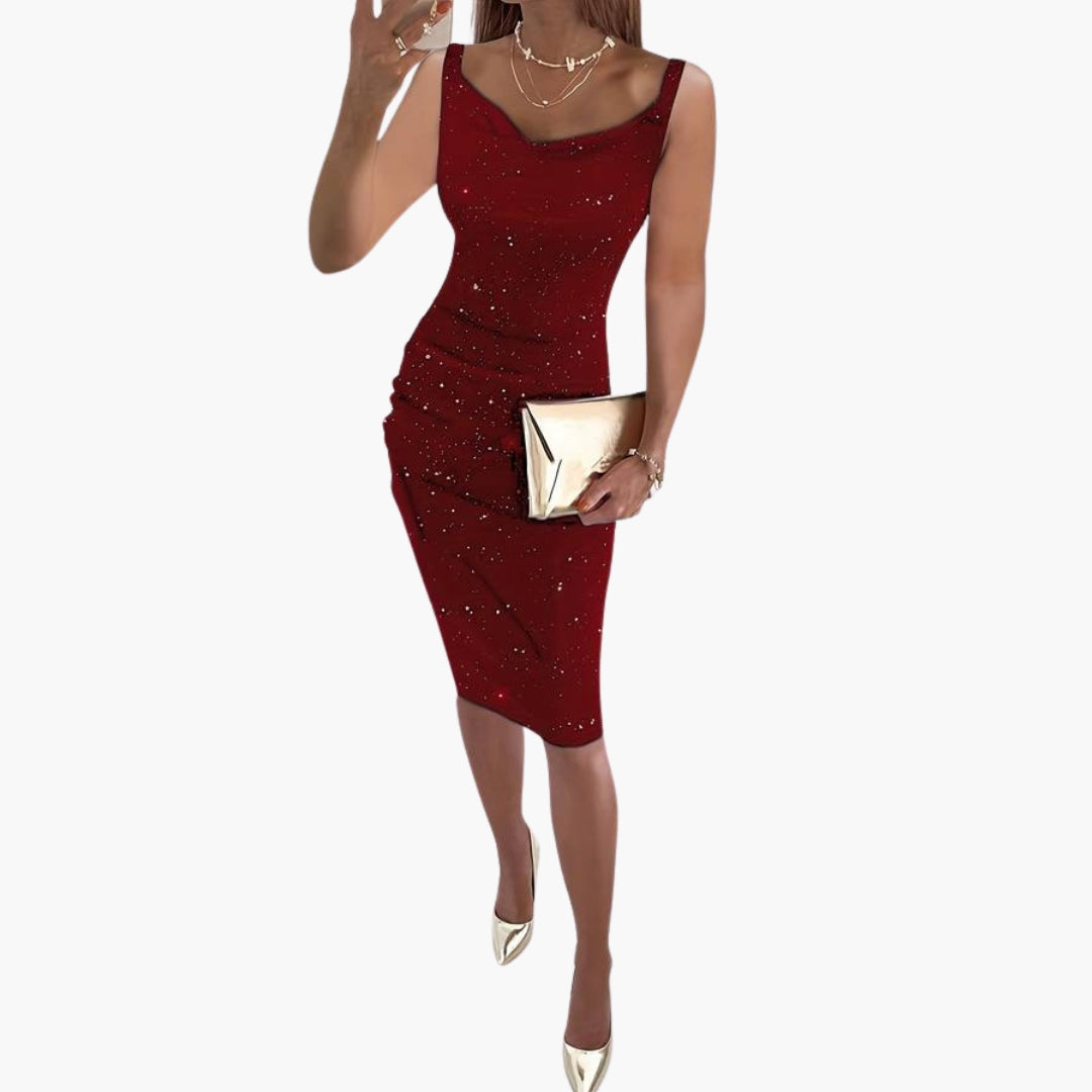 Sparkly Sleeveless Women's Dress