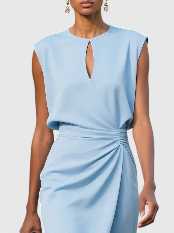 Lisandrah Midi Dress for Women - Elegant Sophisticated Style
