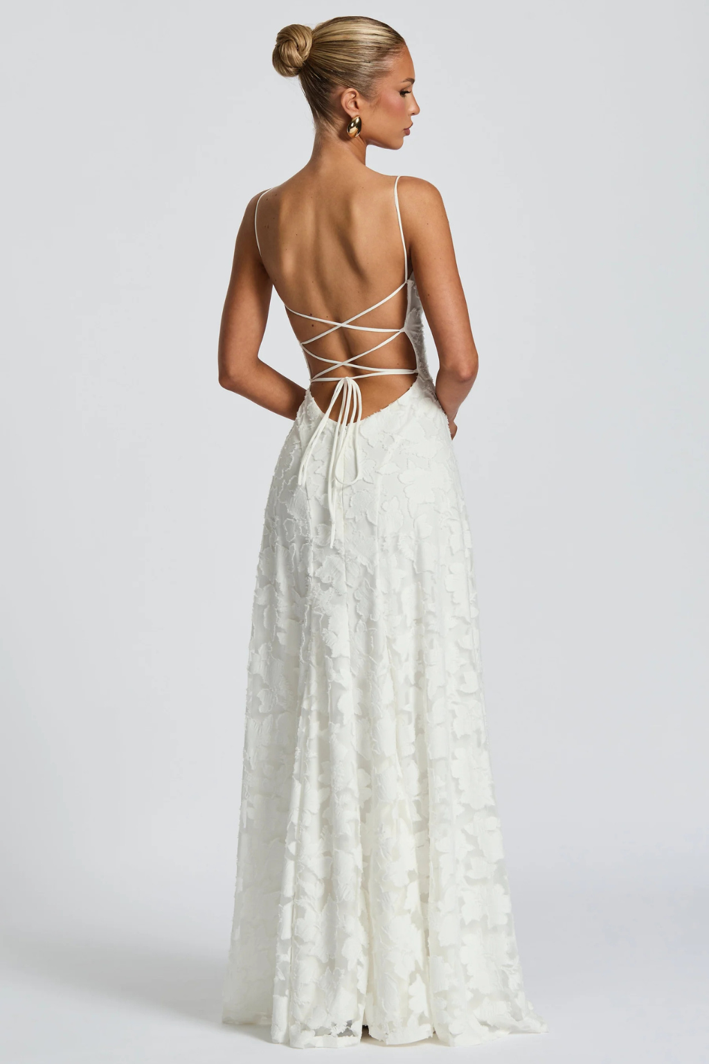 Women’s Floral Lace Mermaid Maxi Dress for Formal Occasions