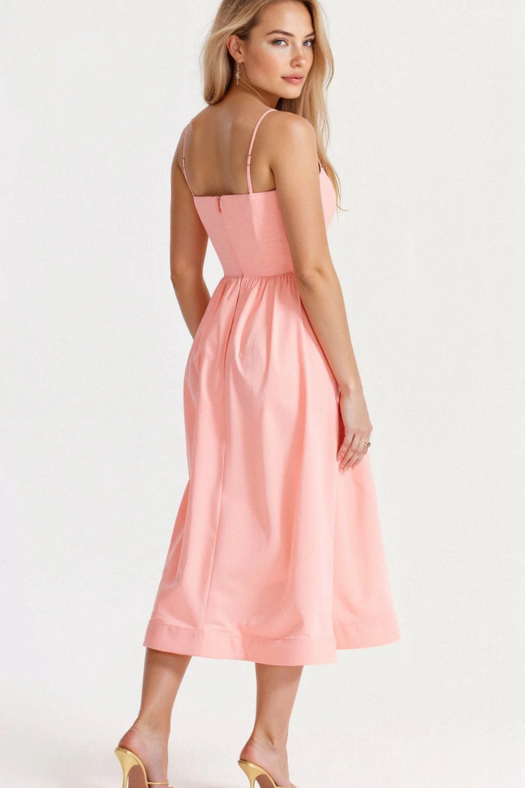 Women’s Spaghetti Strap Midi Sundress