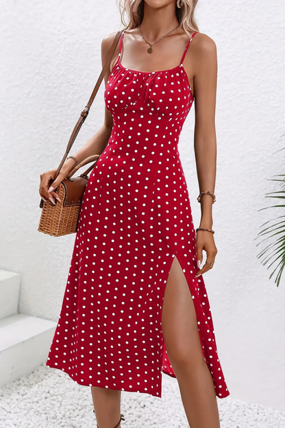 Floral Sleeveless Boho Midi Dress