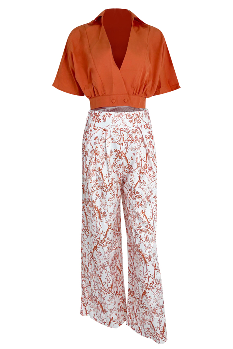 Elegant Crop Top & Floral Maxi Skirt Set – High-Waist Flowing Summer Outfit
