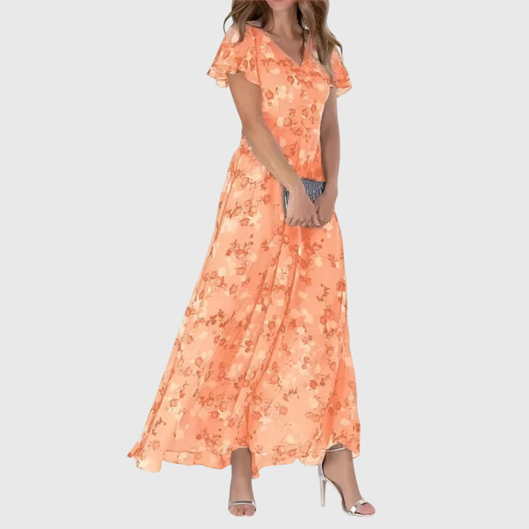 Lola Figure Flattering Midi Dress for Women