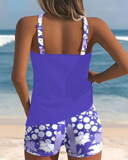 Two-Piece Tankini Set Beachwear for Women