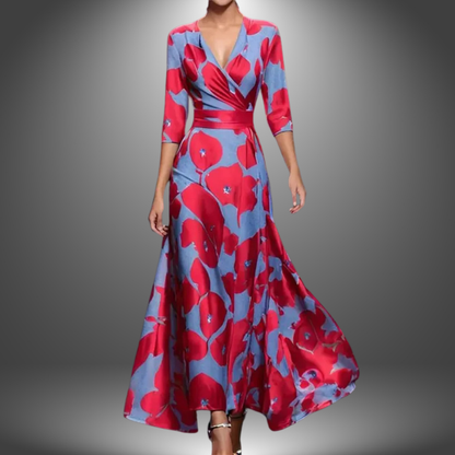 Women's V-Neck Boho Maxi Dress | Flattering, Flowing & Free-Spirited