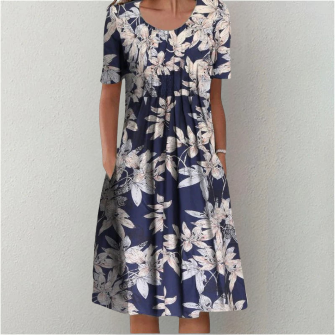 Women’s Floral Flowy Summer Midi Dress