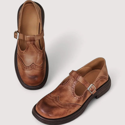 Modern Retro Shoes with Adjustable Strap