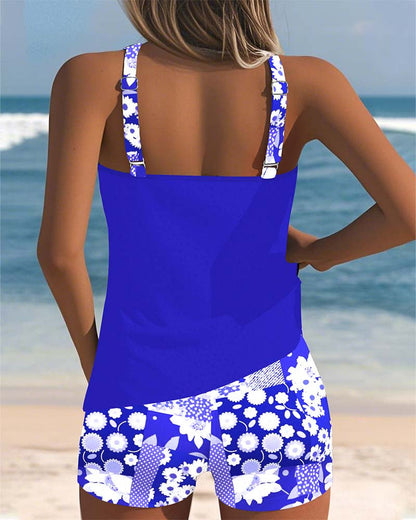 Two-Piece Tankini Set Beachwear for Women