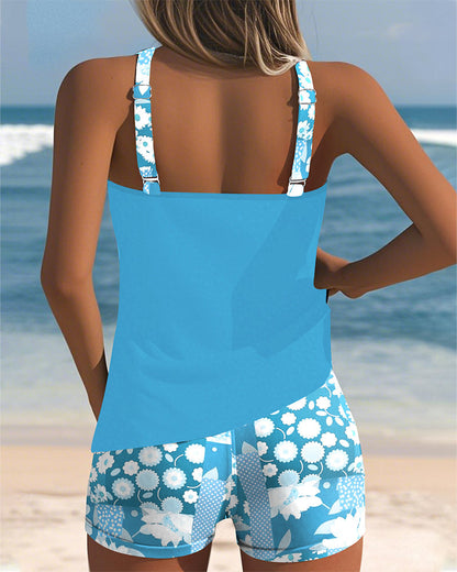 Two-Piece Tankini Set Beachwear for Women