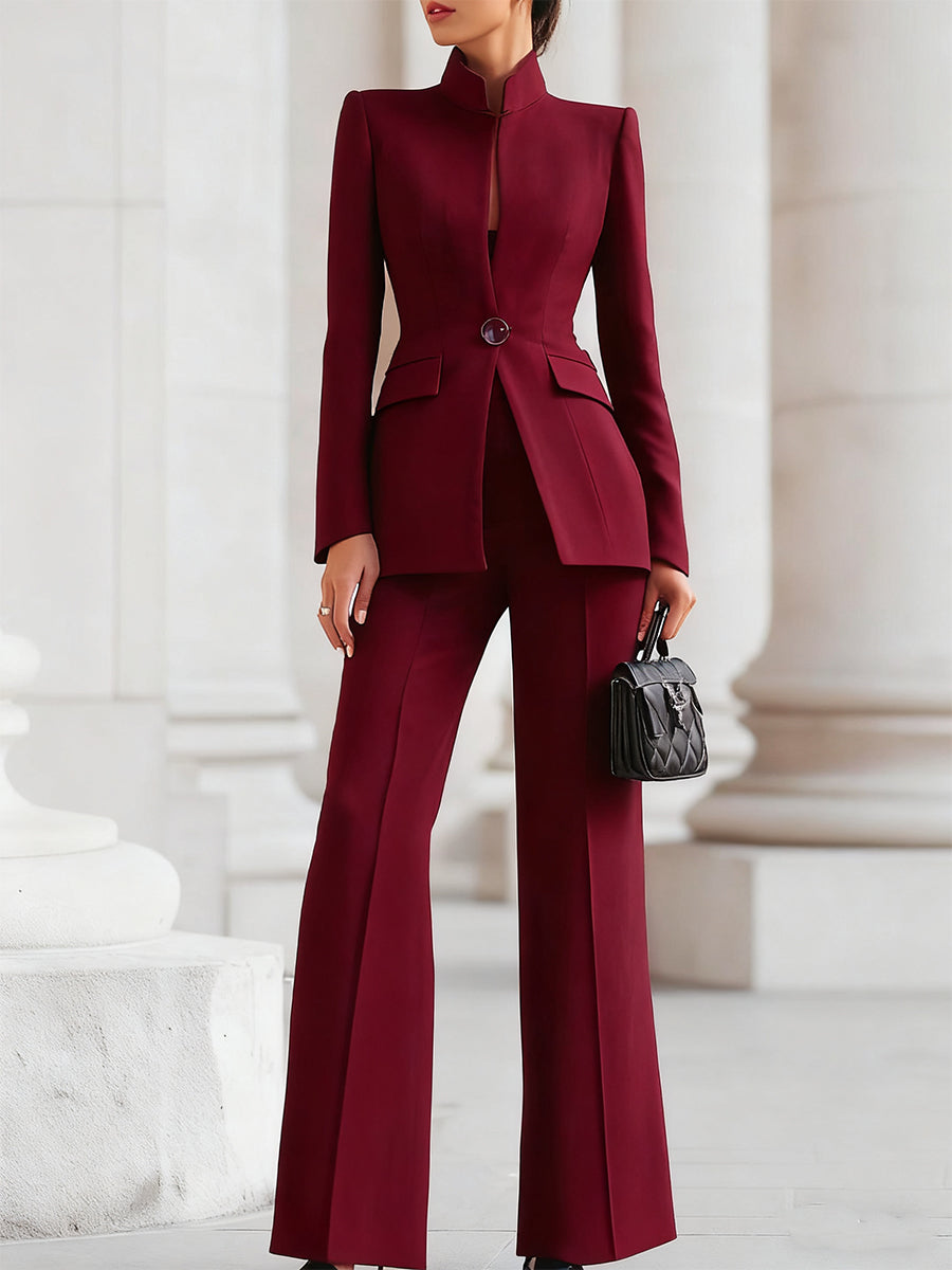 Sharie Tailored Blazer & Trouser Suit Set for Women