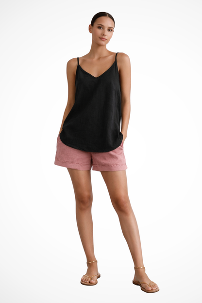 Women’s Relaxed Spaghetti Strap Summer Tank Top