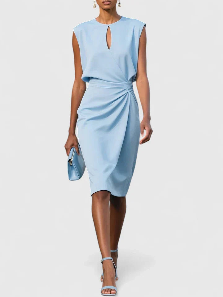 Lisandrah Midi Dress for Women - Elegant Sophisticated Style