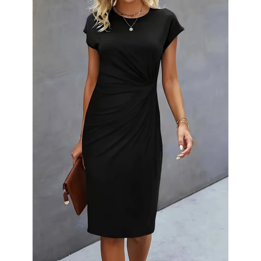 Women’s Ruched Midi Bodycon Dress