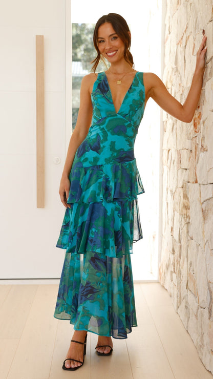 Women's Elegant Summer Maxi Dress Warm-Weather Style