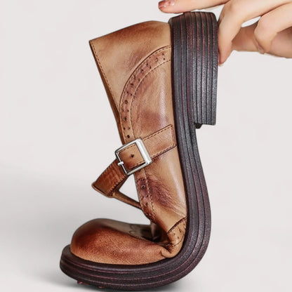 Modern Retro Shoes with Adjustable Strap