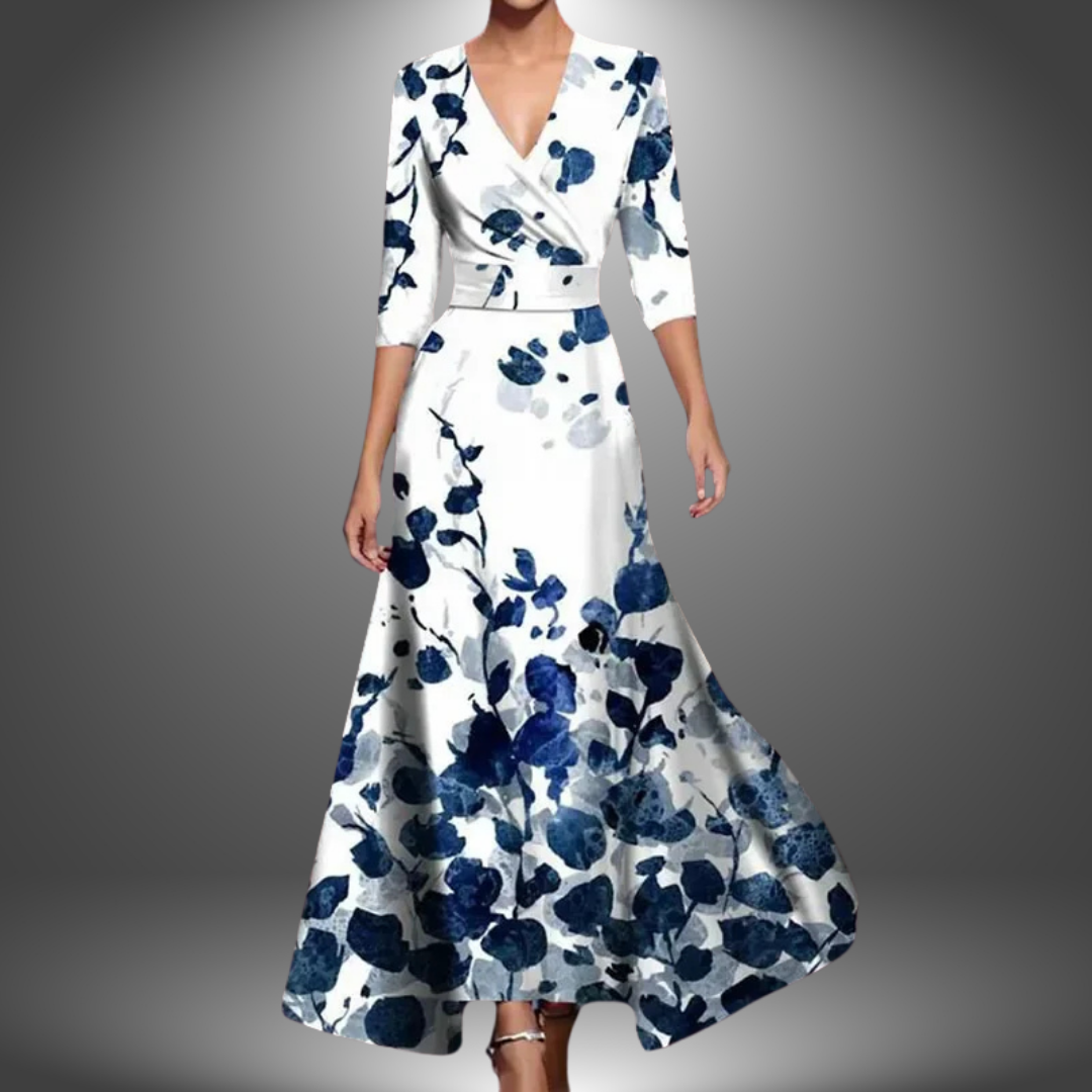 Women's V-Neck Boho Maxi Dress | Flattering, Flowing & Free-Spirited