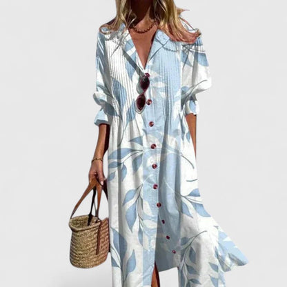 Paula Boho Maxi Dress for Women - Elegant Flowy Style