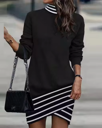 Asymmetrical Hem Casual Women's Dress
