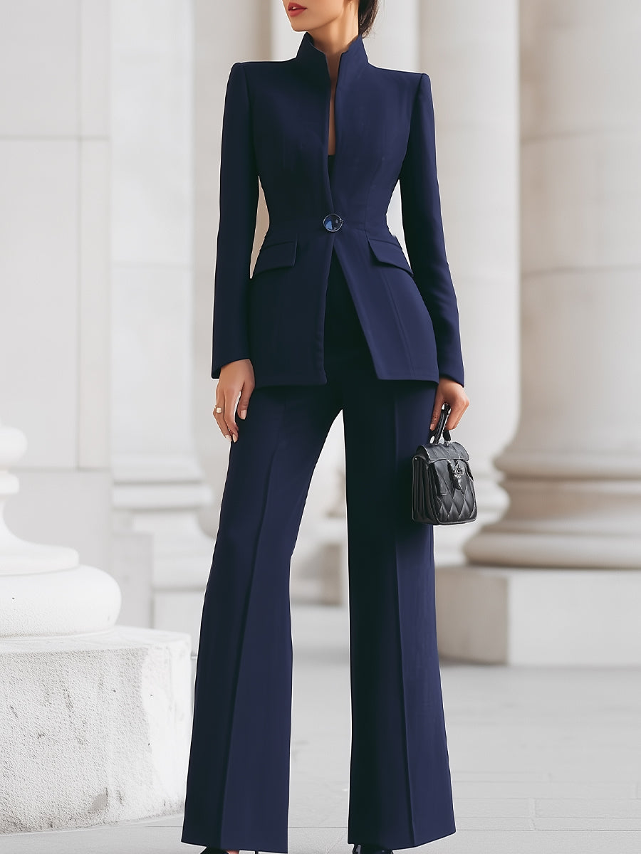 Sharie Tailored Blazer & Trouser Suit Set for Women