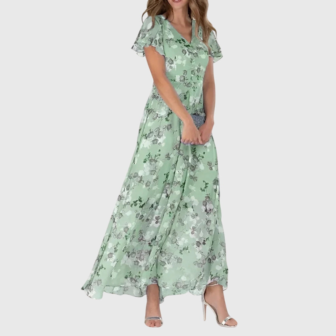 Lola Figure Flattering Midi Dress for Women