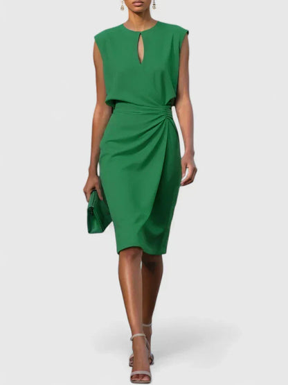 Lisandrah Midi Dress for Women - Elegant Sophisticated Style