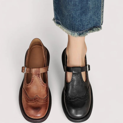 Modern Retro Shoes with Adjustable Strap
