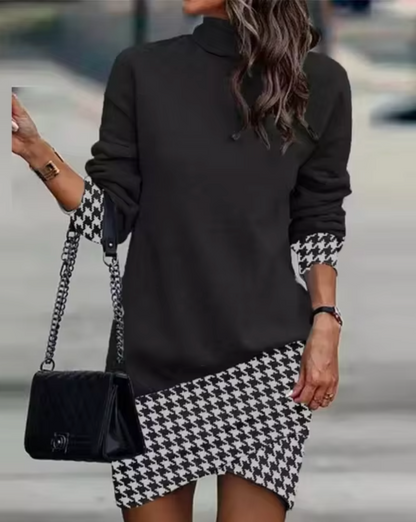 Asymmetrical Hem Casual Women's Dress