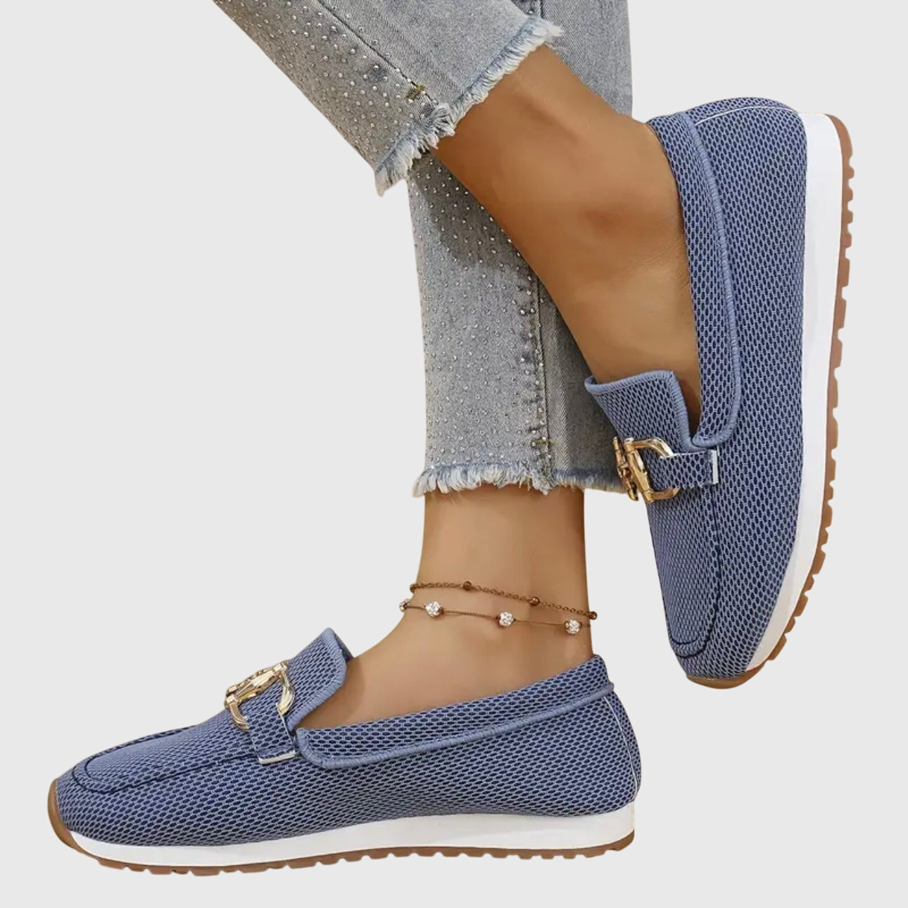 Women's Slip-On Loafer Sneakers Comfortable Mesh