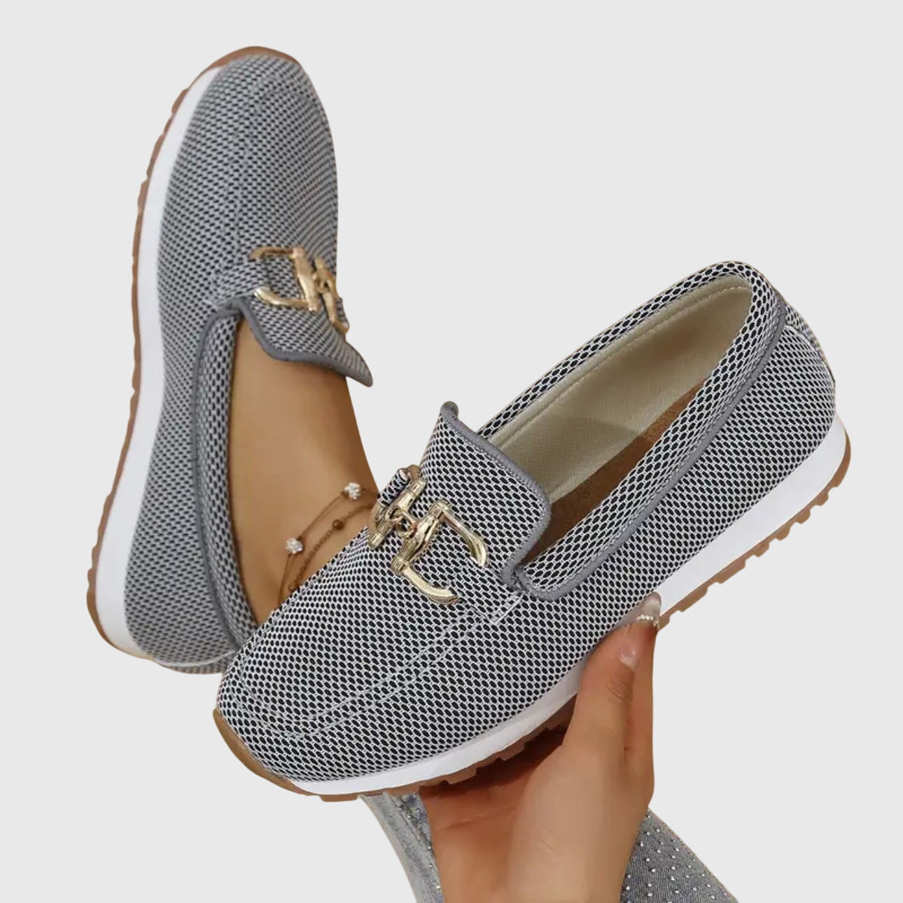 Women's Slip-On Loafer Sneakers Comfortable Mesh
