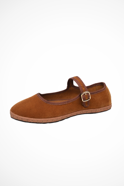 Classic Mary Jane Flats for Women with Soft Comfort Style