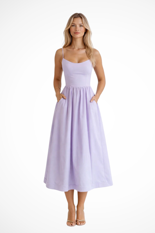 Women’s Spaghetti Strap Midi Sundress