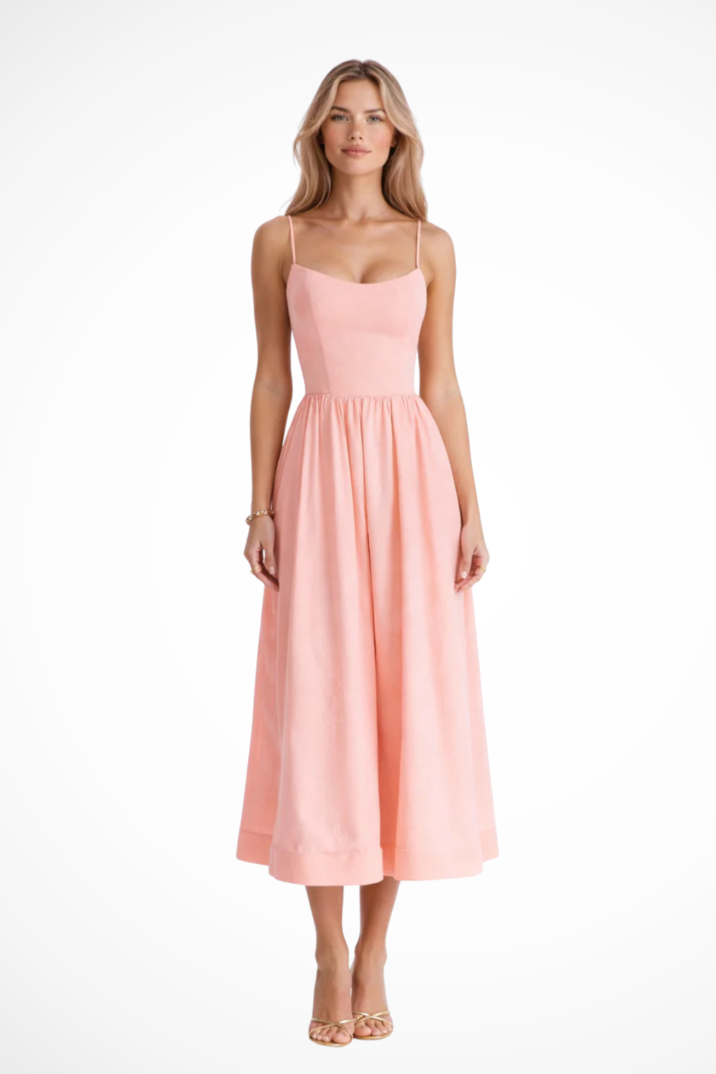 Women’s Spaghetti Strap Midi Sundress