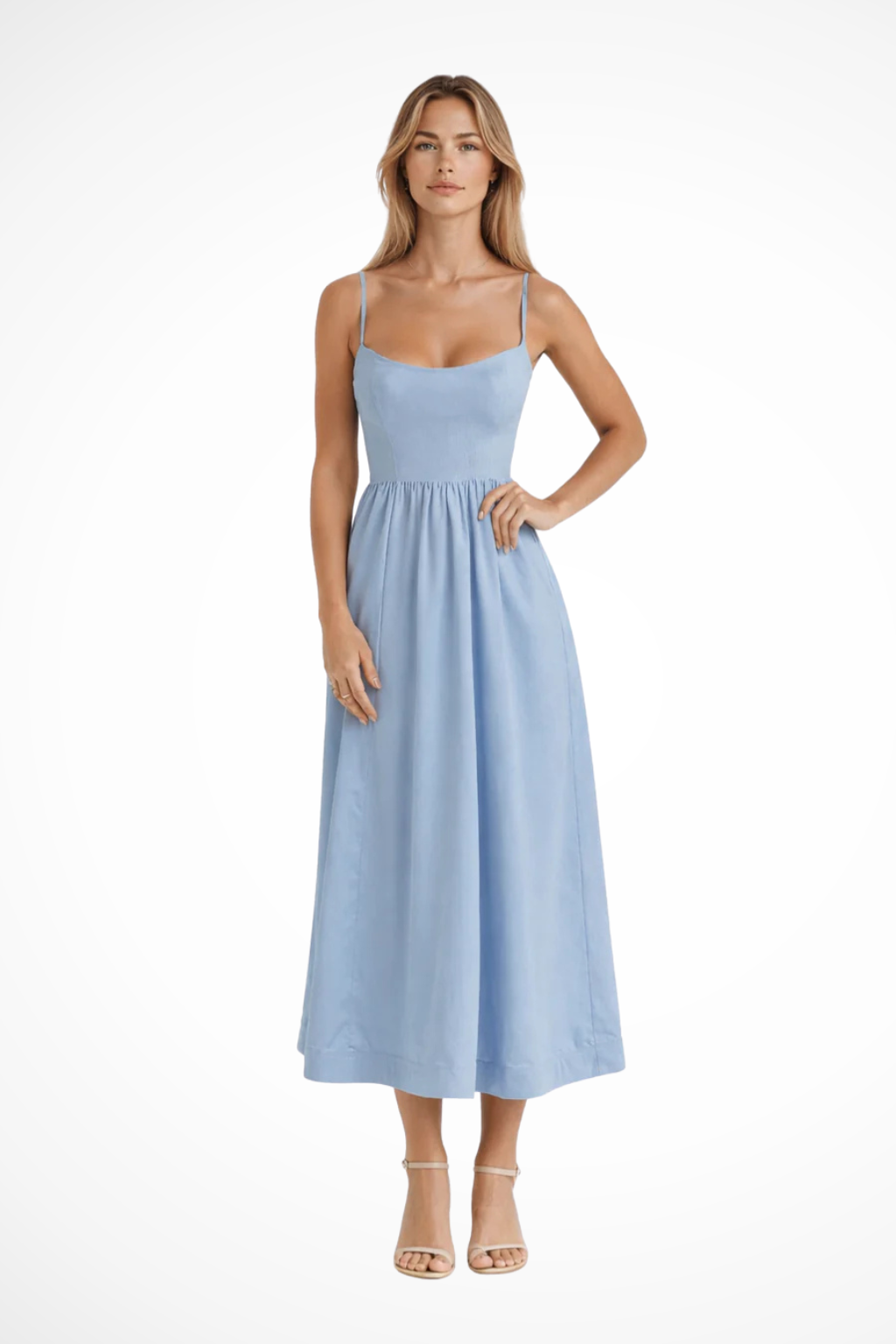 Women’s Spaghetti Strap Midi Sundress