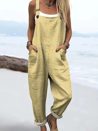 Women's Relaxed Pattern Jumpsuit | Effortless One-Piece Style