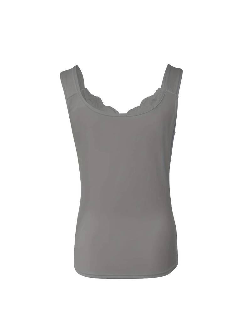 Women’s Lace Trim Sleeveless Tank Top