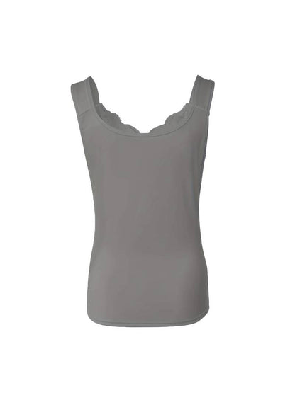 Women’s Lace Trim Sleeveless Tank Top