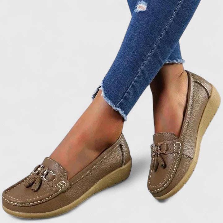 Women's Orthopedic Slip-On Loafers Cushioned Comfort Shoes