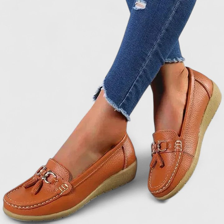 Women's Orthopedic Slip-On Loafers Cushioned Comfort Shoes