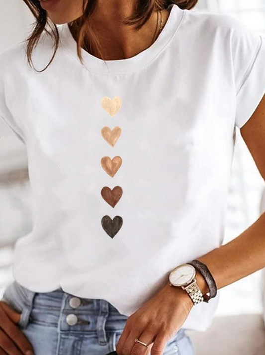 Women's Classic Short Sleeve Summer T-Shirt