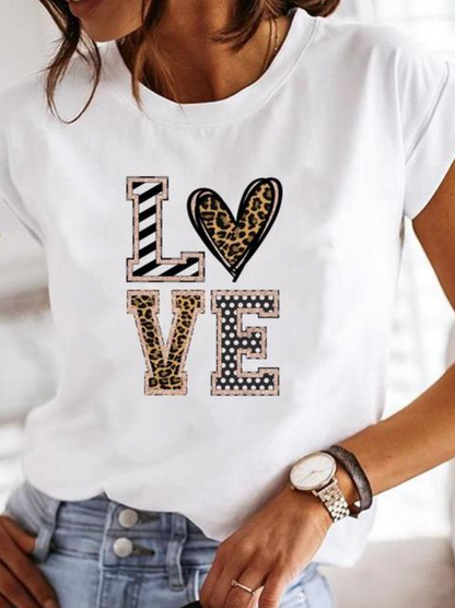 Women's Classic Short Sleeve Summer T-Shirt