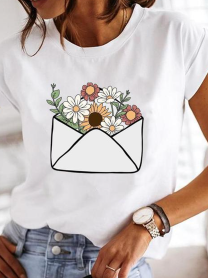Women's Classic Short Sleeve Summer T-Shirt