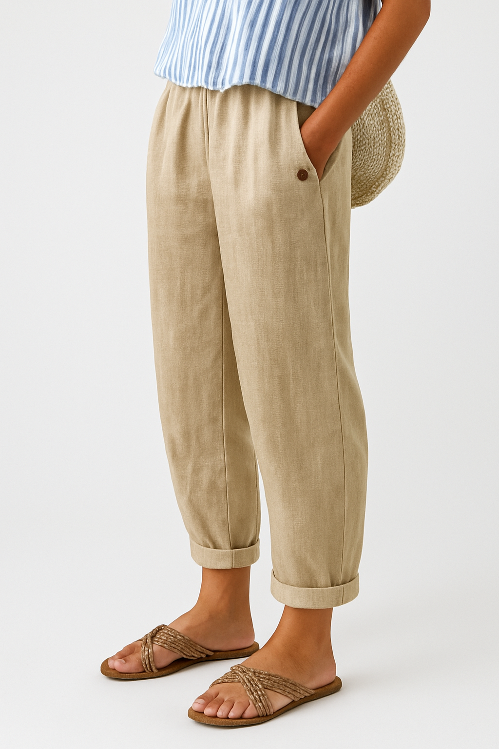 Women’s Relaxed Fit Casual Ankle Pants