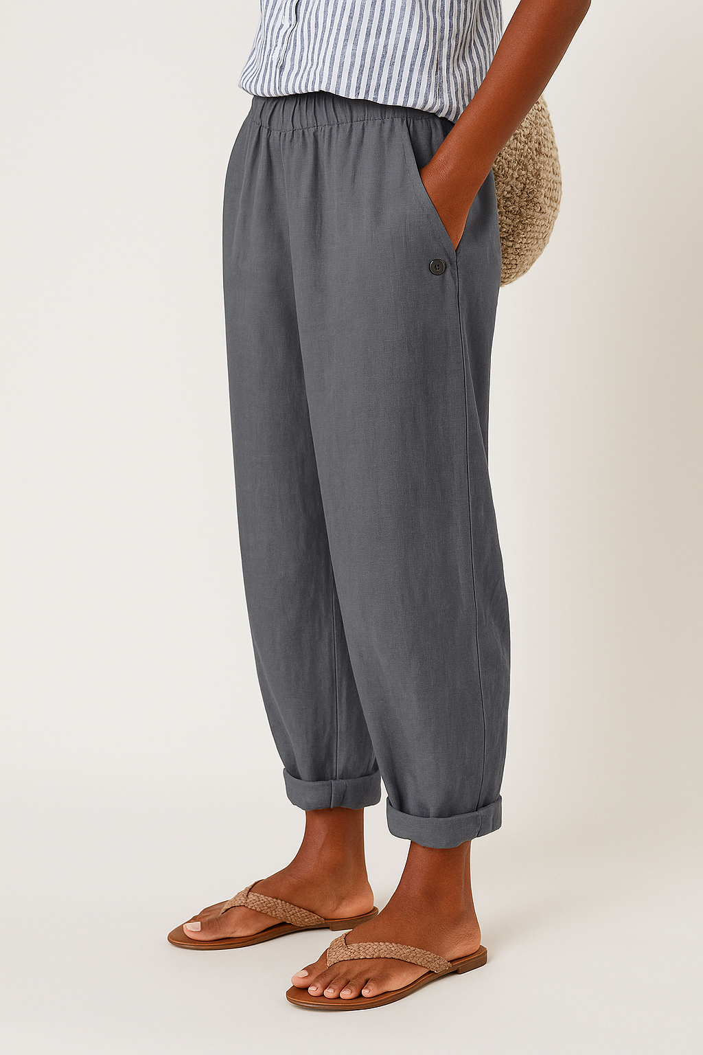 Women’s Relaxed Fit Casual Ankle Pants