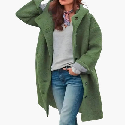 Women’s Hooded Winter Longline Coat