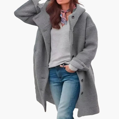 Women’s Hooded Winter Longline Coat