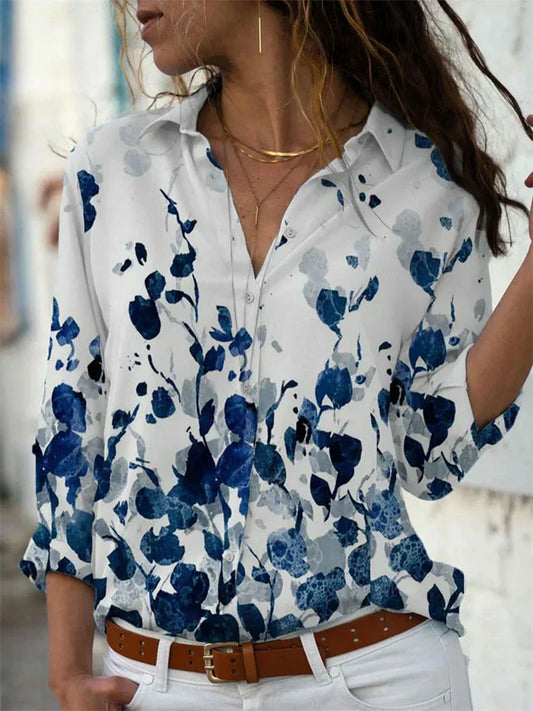 Women's Summer Blouse with Relaxed Fit and Effortlessly Elegant Style