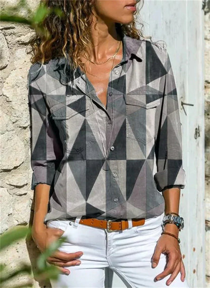 Women's Summer Blouse with Relaxed Fit and Effortlessly Elegant Style
